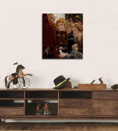 A Family Group by Lawrence Alma-Tadema - Odsan Art Print