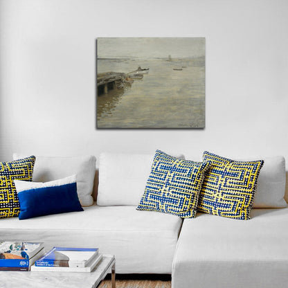 A Gray Day - by William Merritt Chase