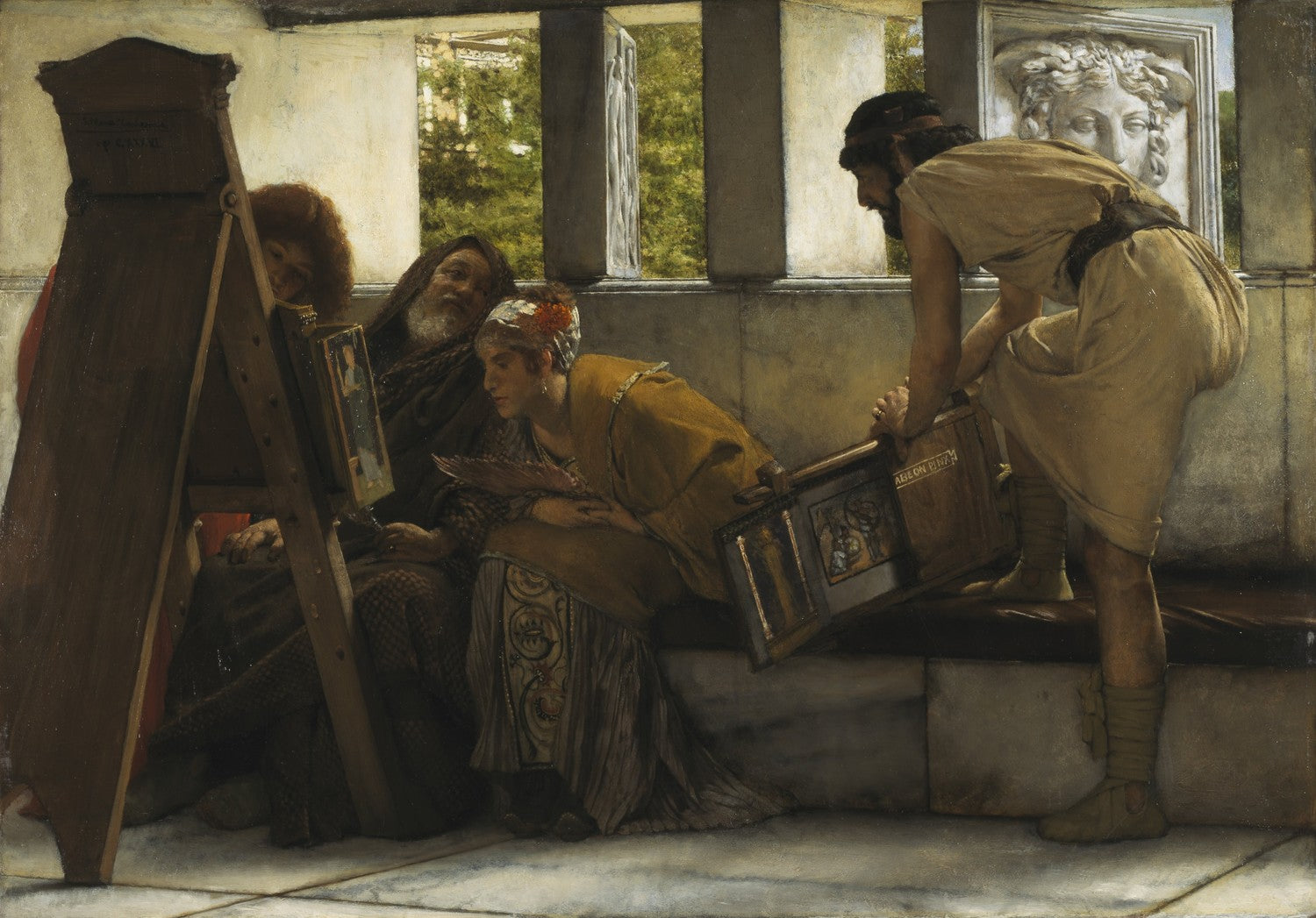 A Roman Studio by Lawrence Alma-Tadema