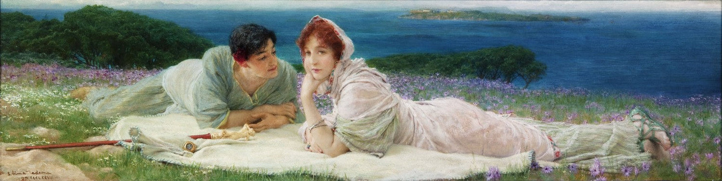 A World of Their Own by Lawrence Alma-Tadema