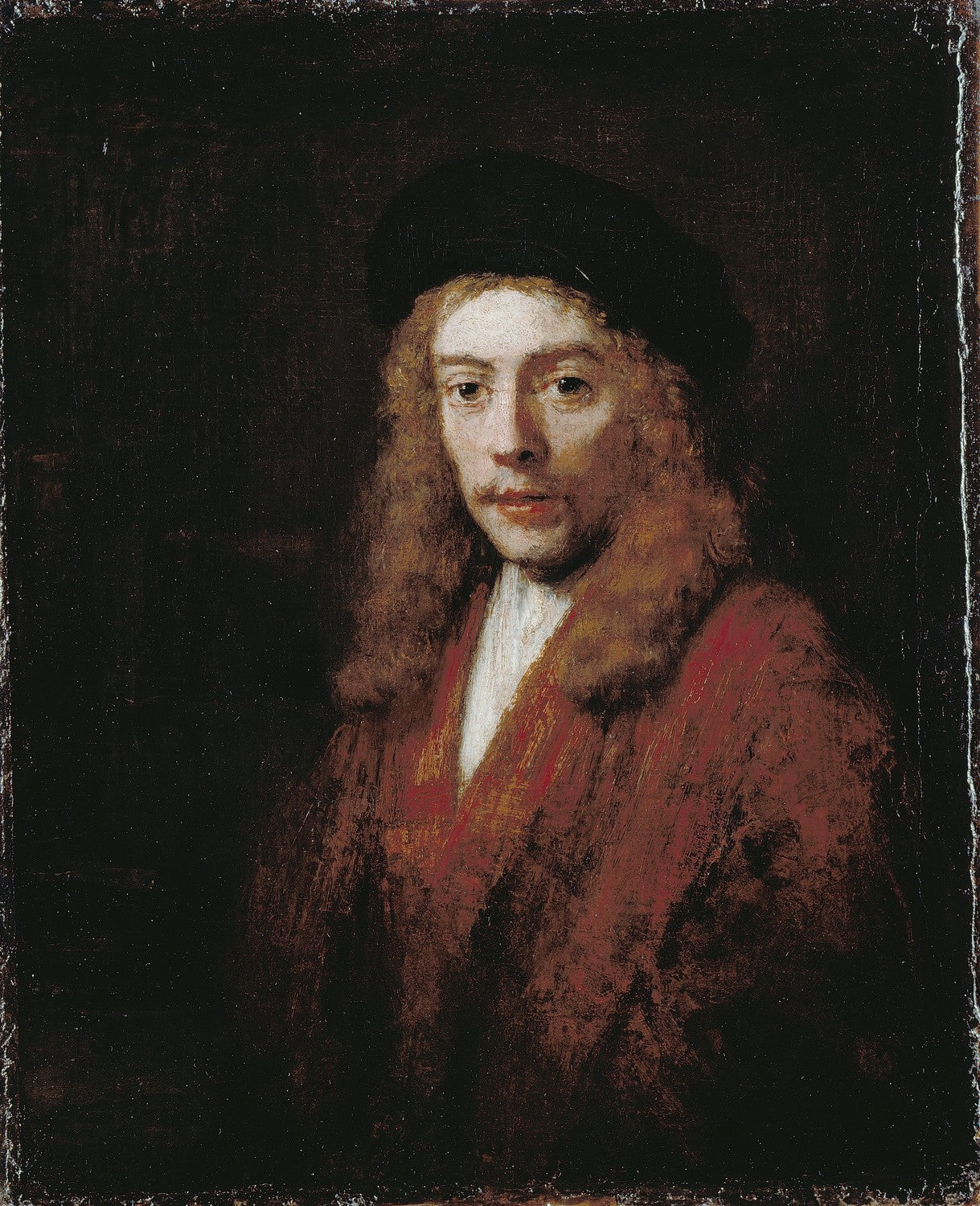 A Young man, perhaps the Artist's Son Titus by Rembrandt