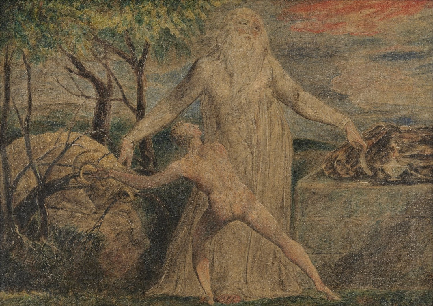 Abraham and Isaac by William Blake