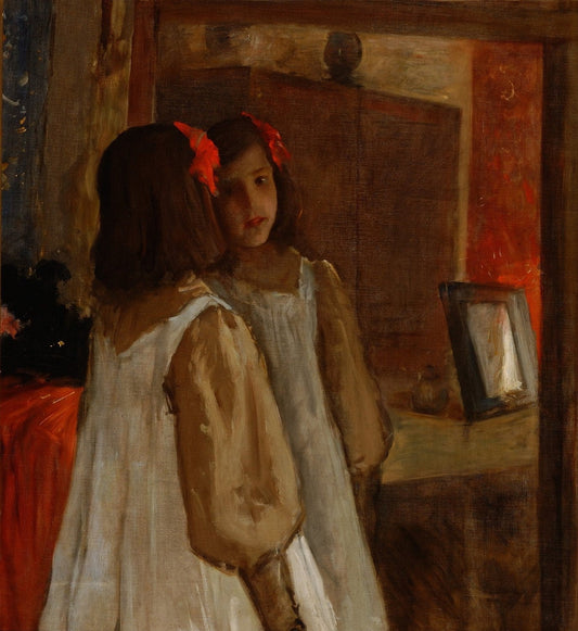 Alice in Mirror by William Merritt Chase