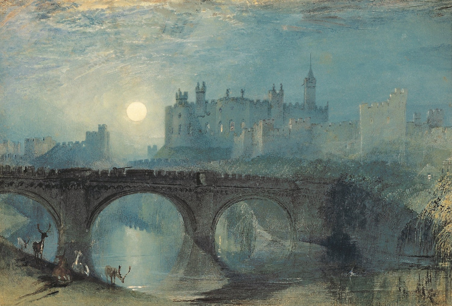 Alnwick Castle by J. M. W. Turner