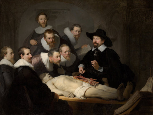 Anatomy lesson by Dr. Nicolaes Tulp by Rembrandt