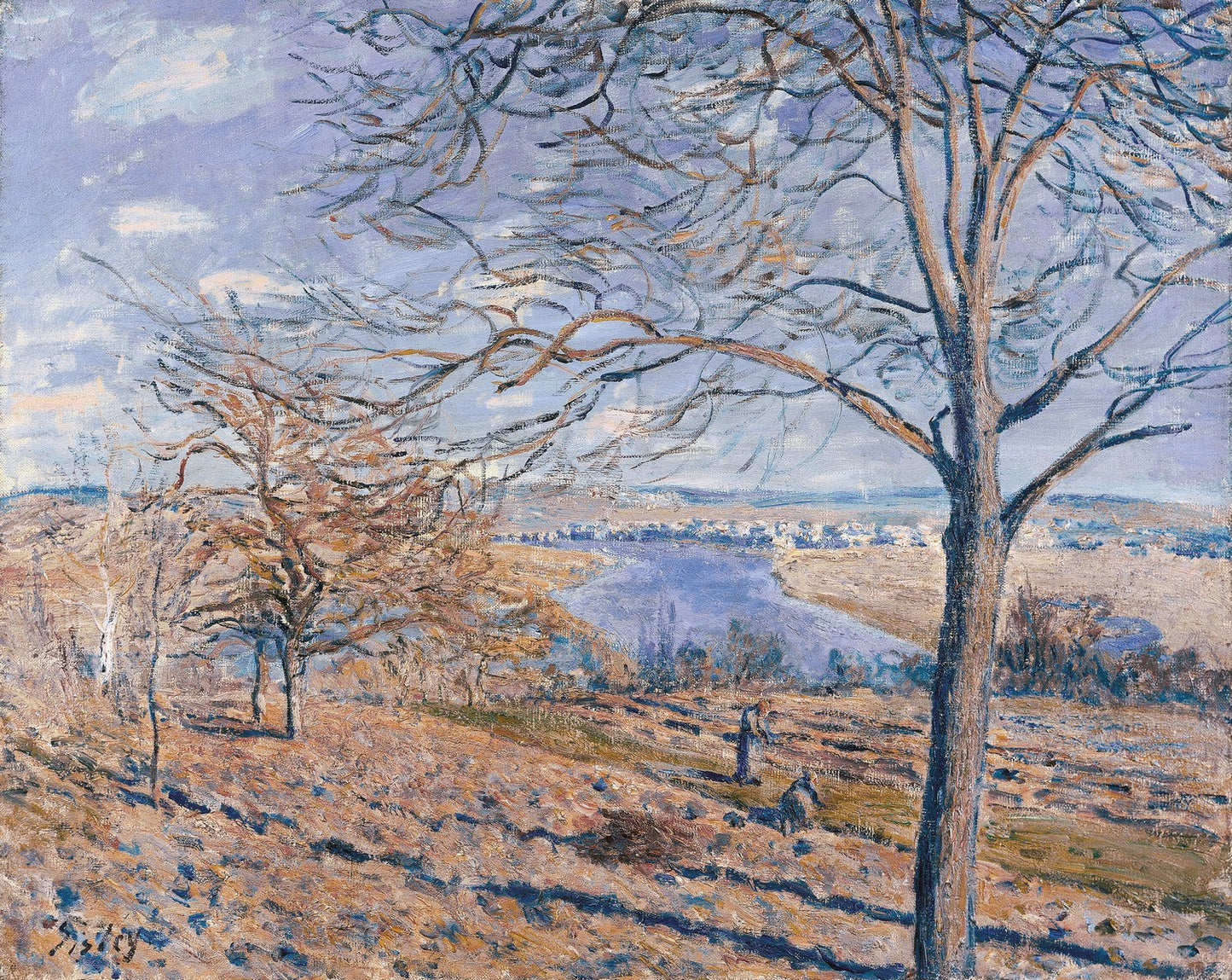 Banks of the Loing - Autumn Effect, 1881 by Alfred Sisley