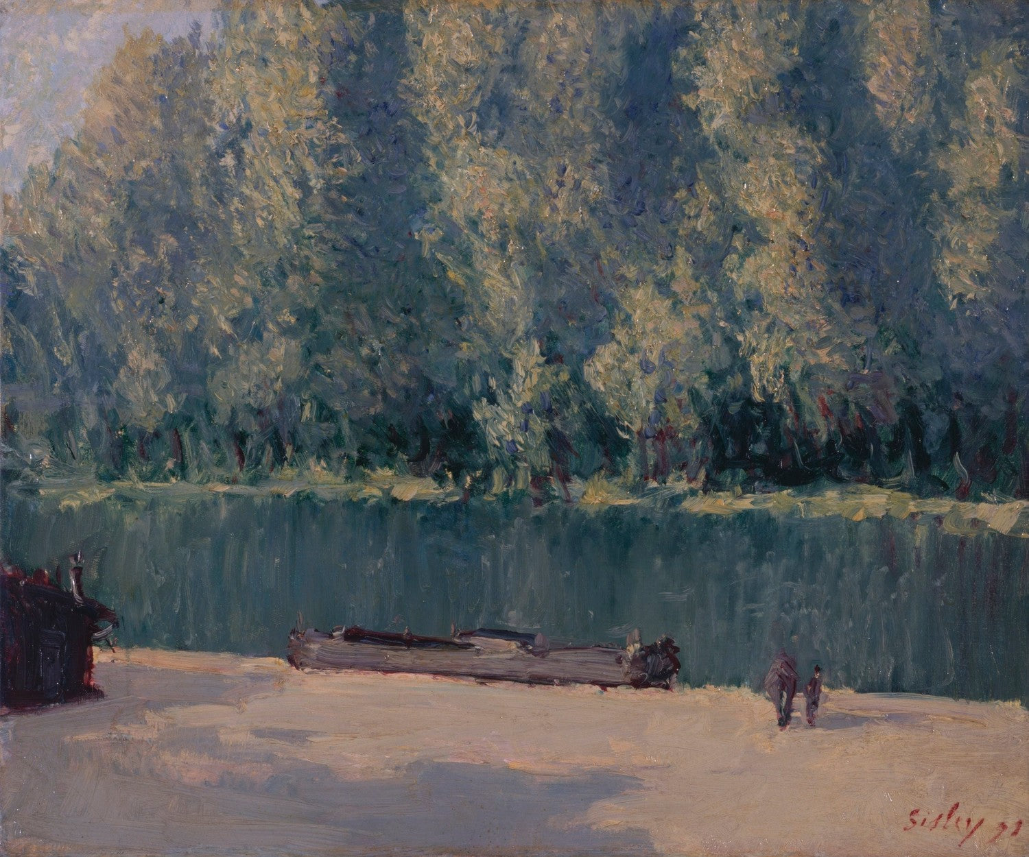 Banks of the Loing by Alfred Sisley