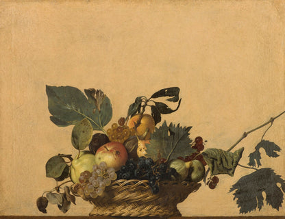 Basket of fruit by Caravaggio