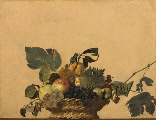 Basket of fruit by Caravaggio