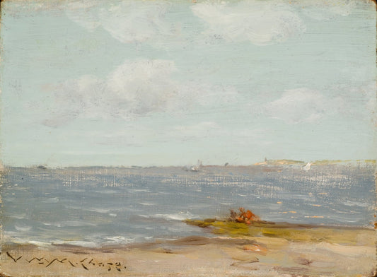 Beach at Shinnecock by William Merritt Chase