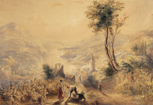 Berncastle (Oberwesel) by J. M. W. Turner