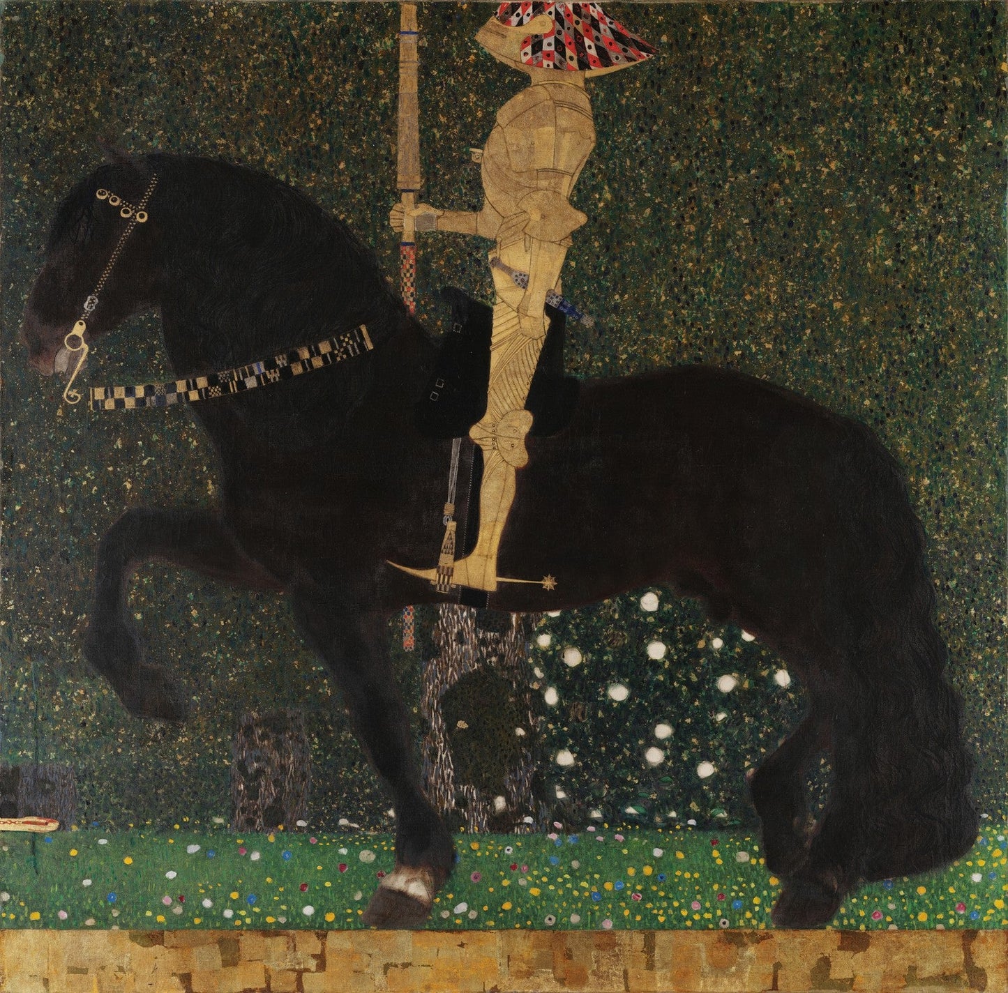 Life is a Struggle (Golden Rider) by Gustav Klimt