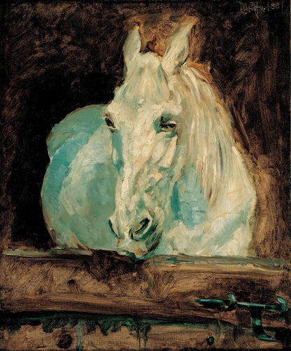 The White Horse "Gazelle", 1881 by Henri de Toulouse-Lautrec