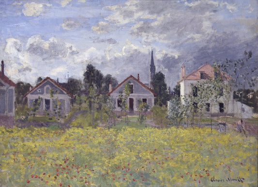 Houses at Argenteuil by Claude Monet