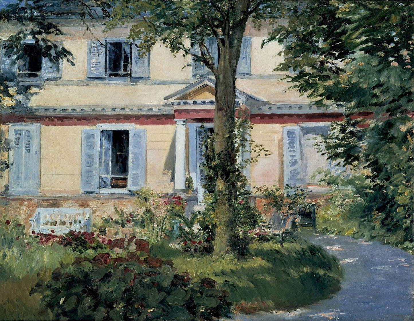 The House at Rueil by Édouard Manet