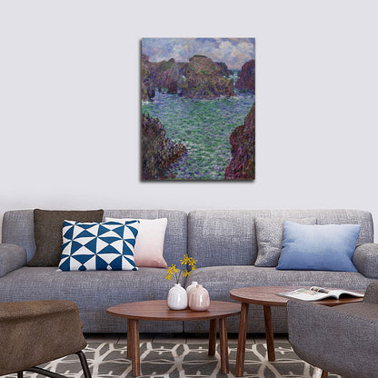 Port-Goulphar, Belle-Île - by Claude Monet