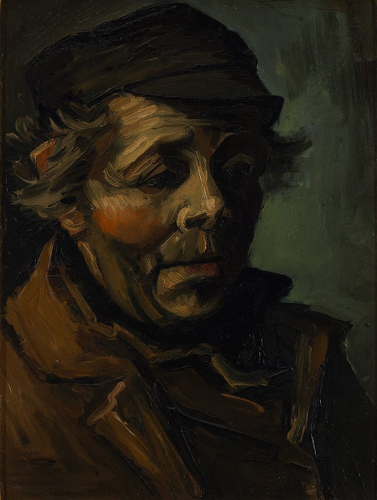 Head of a peasant by Vincent van Gogh