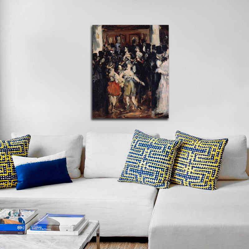 Masked Ball at the Opera - by Édouard Manet