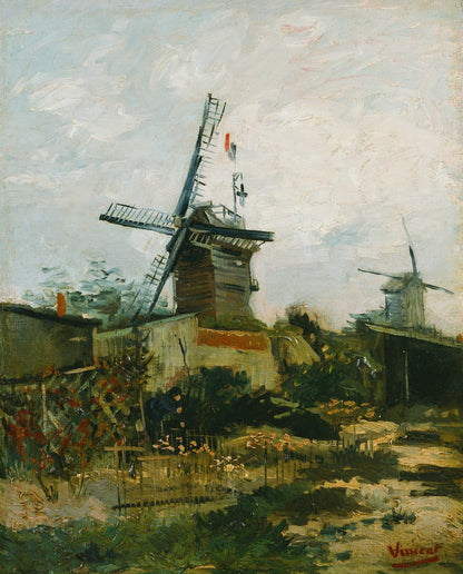 Windmills on Montmartre by Vincent van Gogh