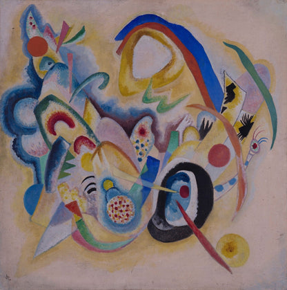 Composition in yellow by Wassily Kandinsky