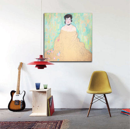 Amalie Zuckerkandl - by Gustav Klimt