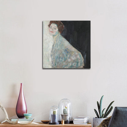 Lady in White - by Gustav Klimt