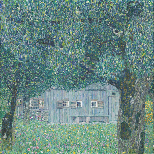 Farmhouse in Buchberg (Upper Austrian Farmhouse) by Gustav Klimt