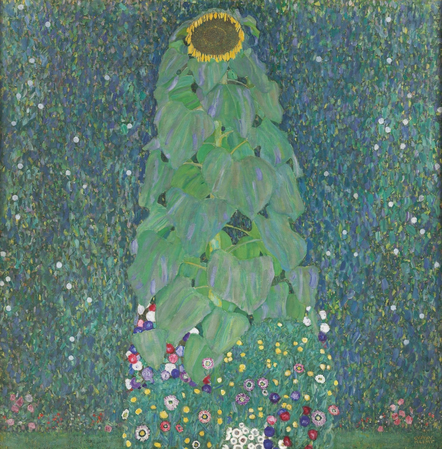 Sunflower by Gustav Klimt