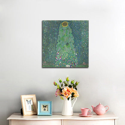 Sunflower - by Gustav Klimt