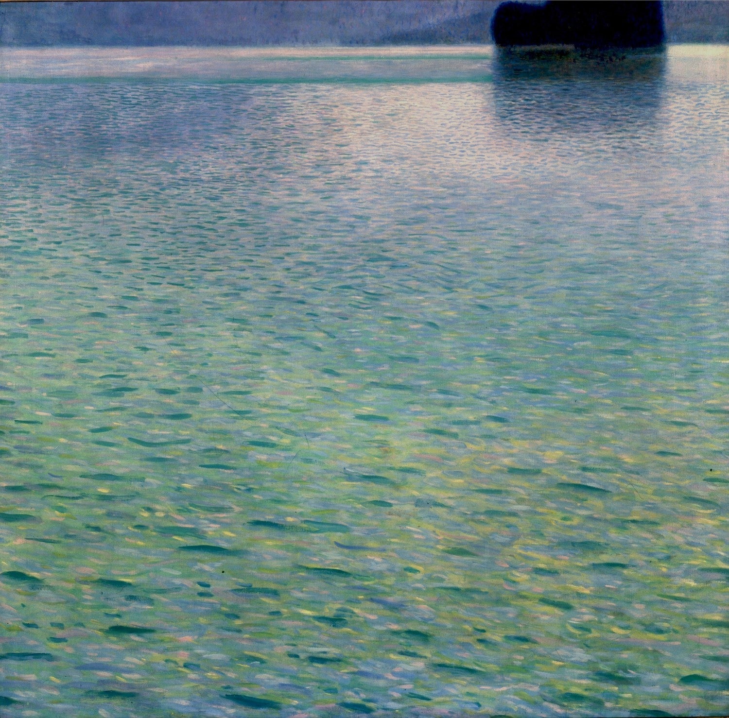 Island in the Attersee by Gustav Klimt