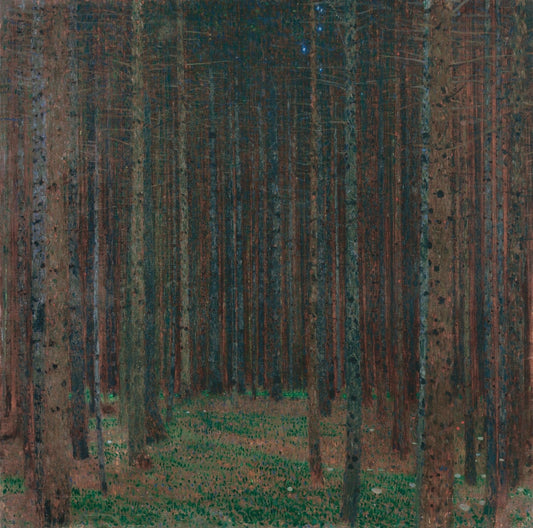 Fir forest I by Gustav Klimt