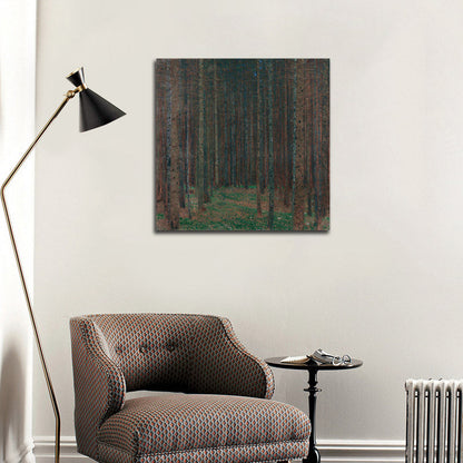 Fir Forest I - by Gustav Klimt