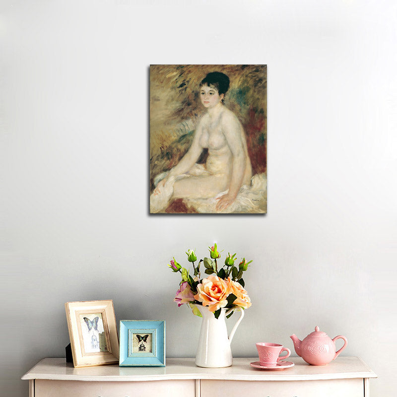 After the Bath - by Pierre-Auguste Renoir