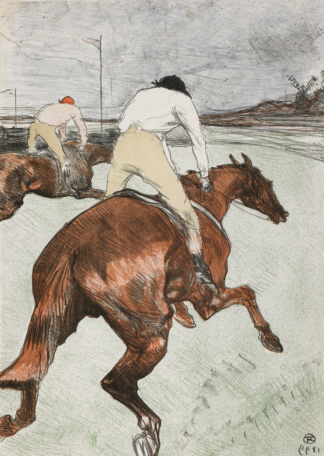 Le Jockey by Henri de Toulouse-Lautrec