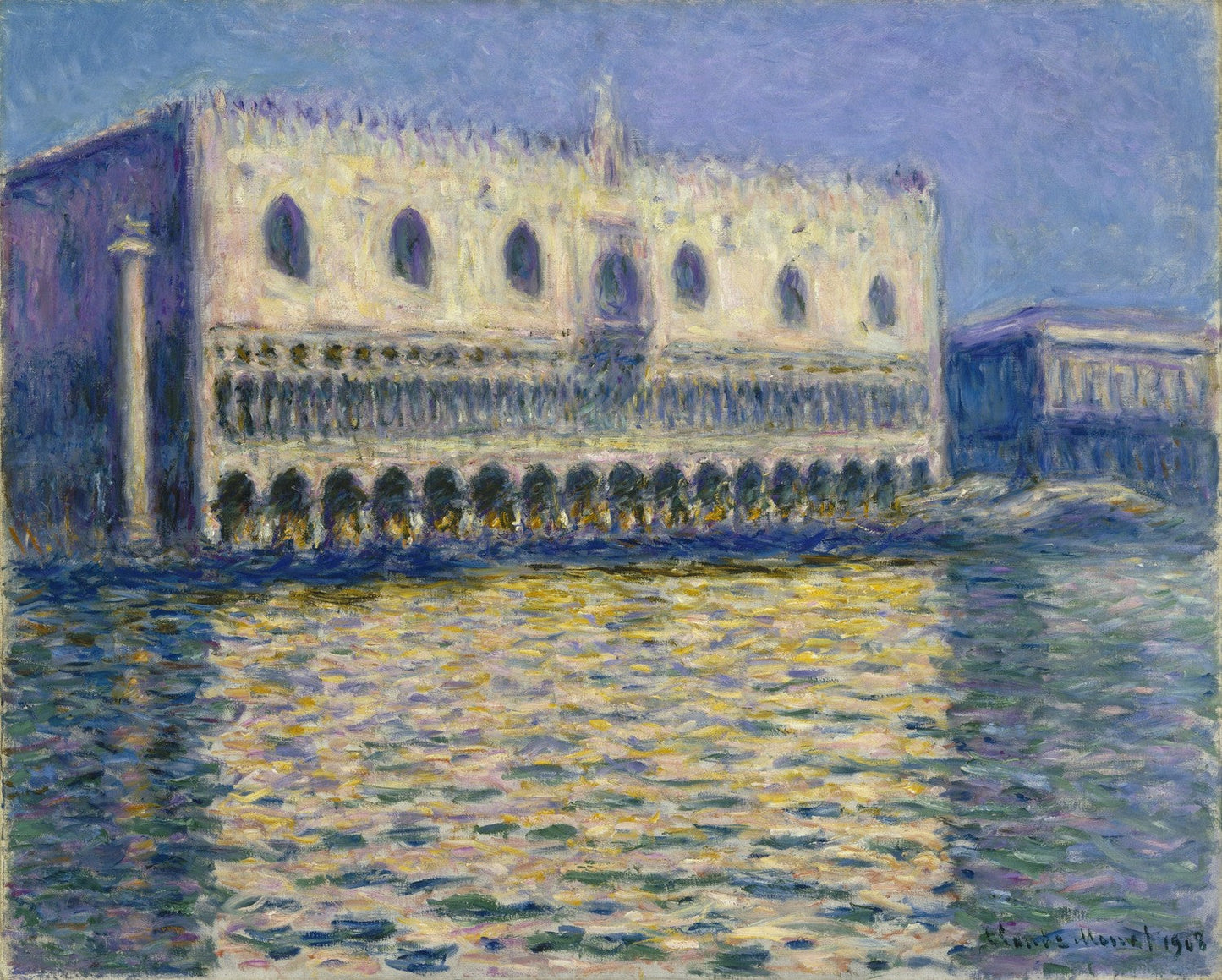 The Doge's Palace (Le Palais ducal) by Claude Monet