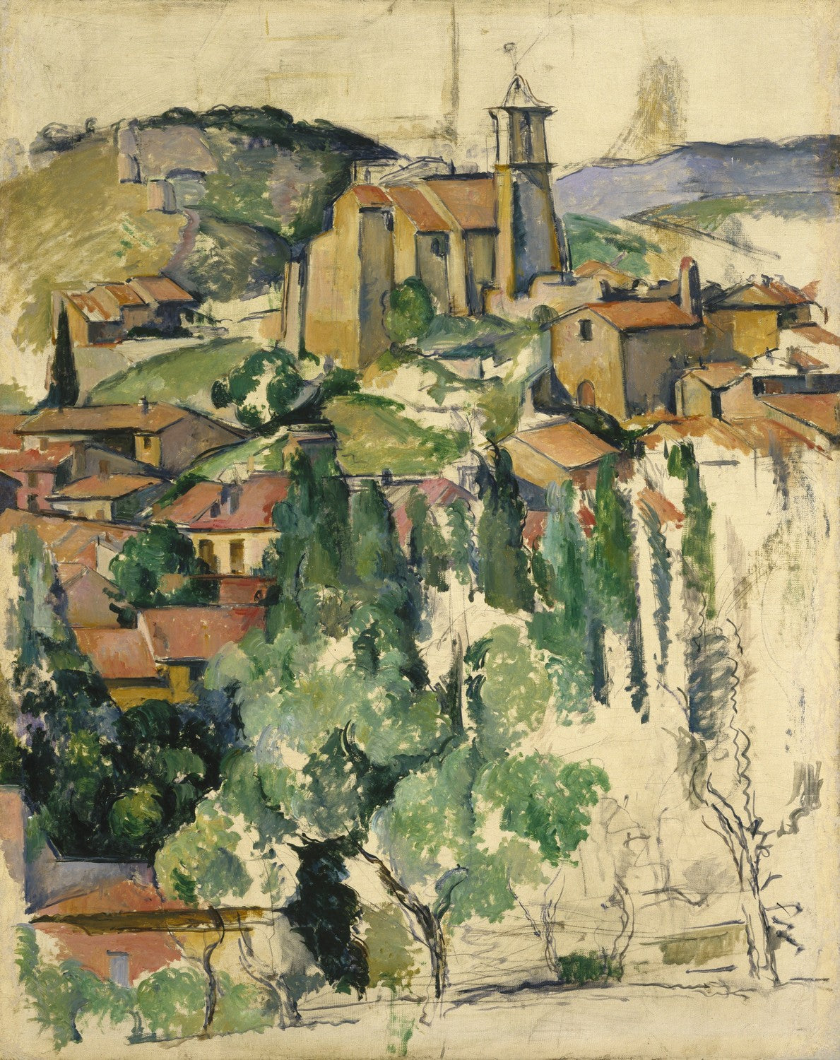 The Village of Gardanne (Le Village de Gardanne) by Paul Cézanne