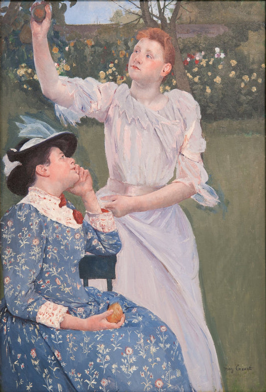 Young Women Picking Fruit by Mary Cassatt