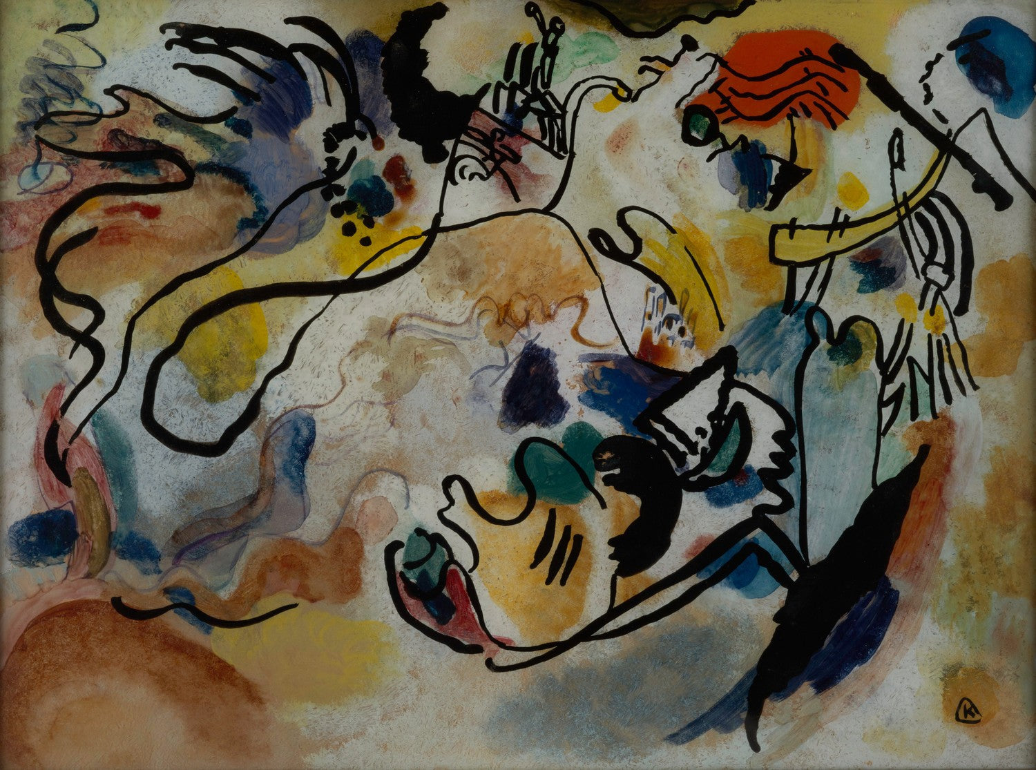 Jüngster Tag (The Day of the Last Judgement) by Wassily Kandinsky