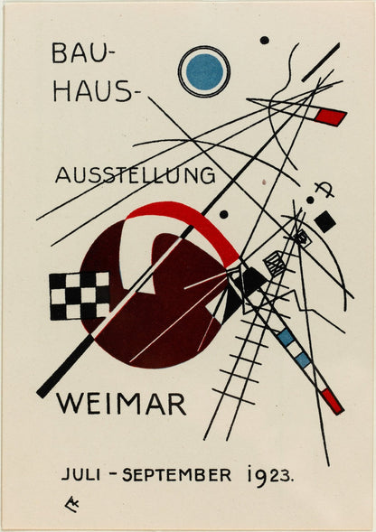 Postkarte f¨¹r die Bauhaus-Ausstellung (Postcard for the Bauhaus Exhibition) by Wassily Kandinsky