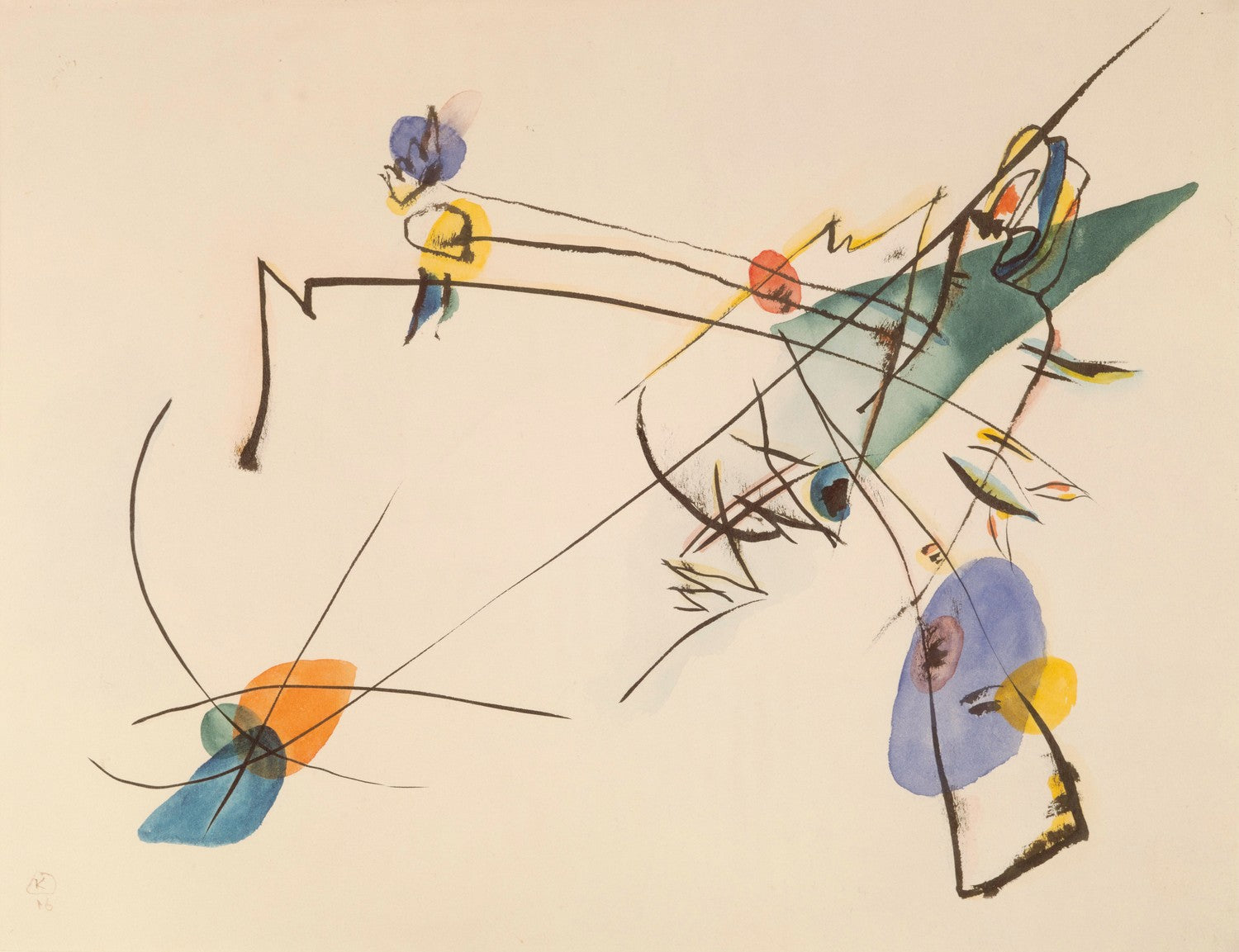 Einfach (Simple) by Wassily Kandinsky