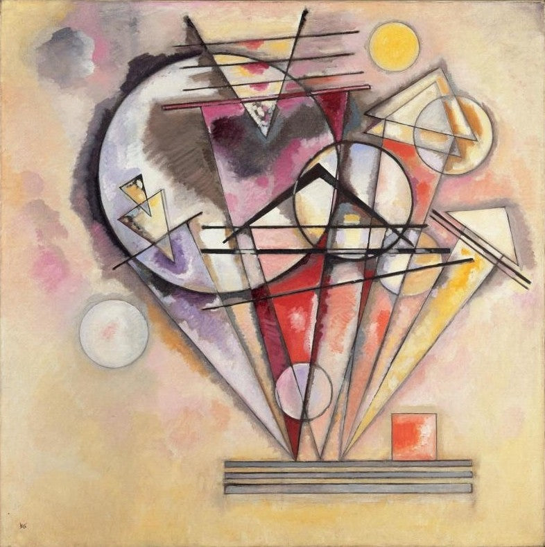 Auf Spitzen (On the points) by Wassily Kandinsky