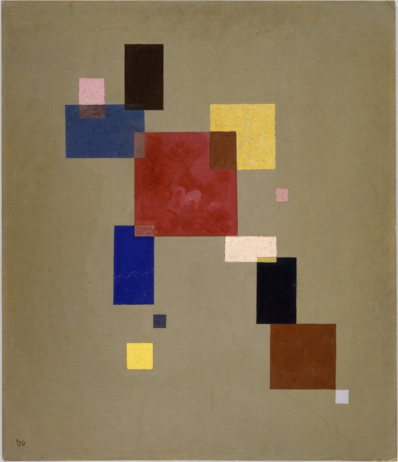 13 Rechtecke (Thirteen rectangles) by Wassily Kandinsky