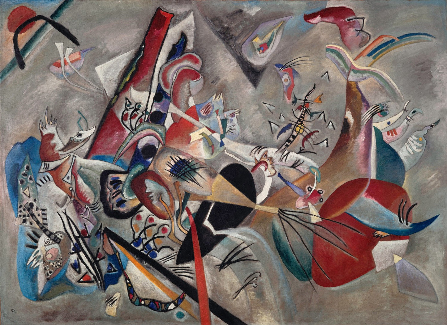 Im Grau (In the Grey) by Wassily Kandinsky