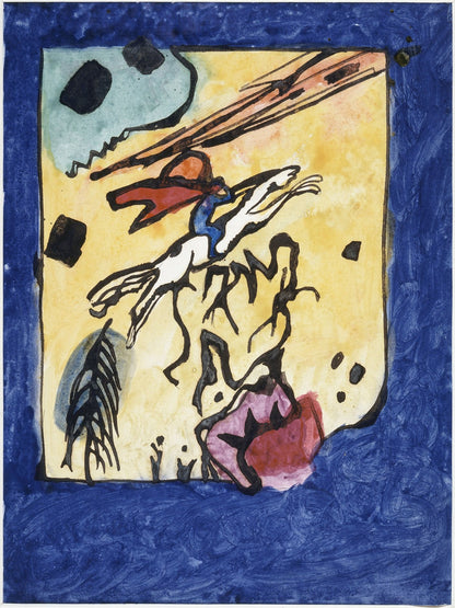 Study for the Cover of Der Blaue Reiter Almanach by Wassily Kandinsky