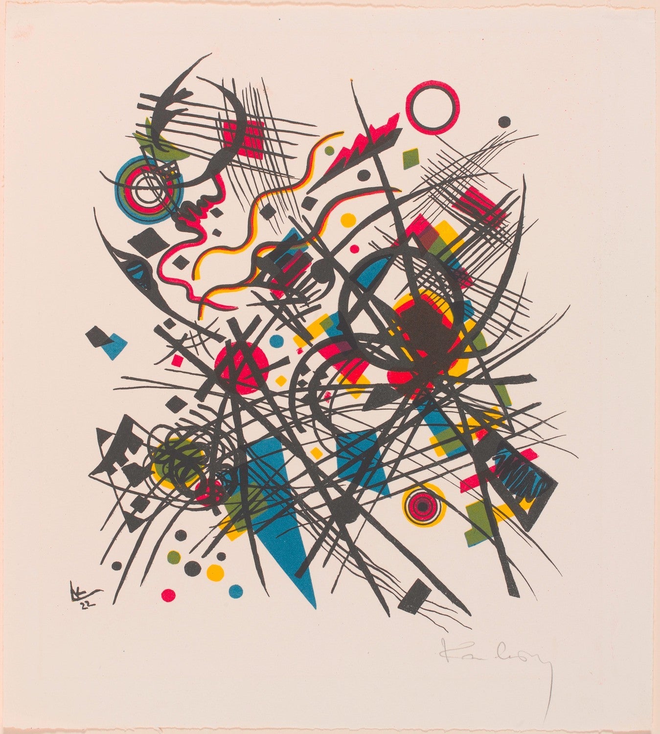 Neue Europaeische Graphik. Quatri¨¨me portefeuille du Bauhaus by Wassily Kandinsky