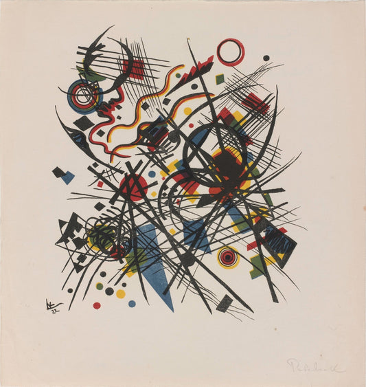 Lithography for die vierte Bauhausmappe by Wassily Kandinsky