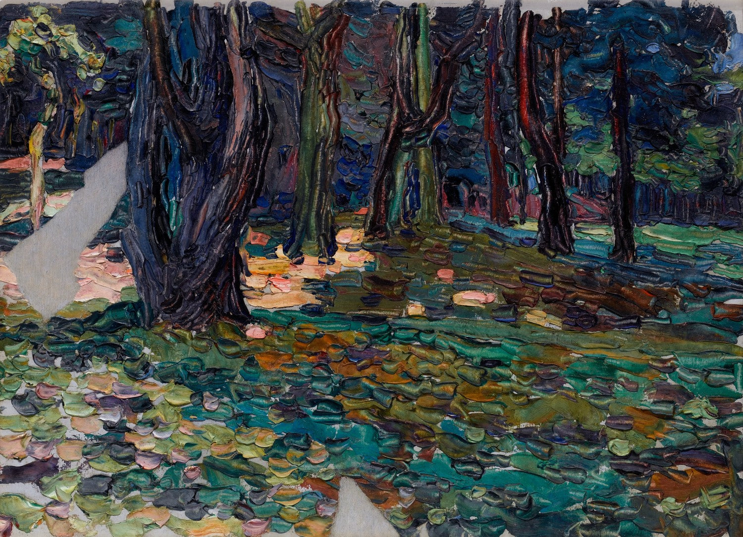 Park von Saint-Cloud (Saint-Cloud Park) by Wassily Kandinsky