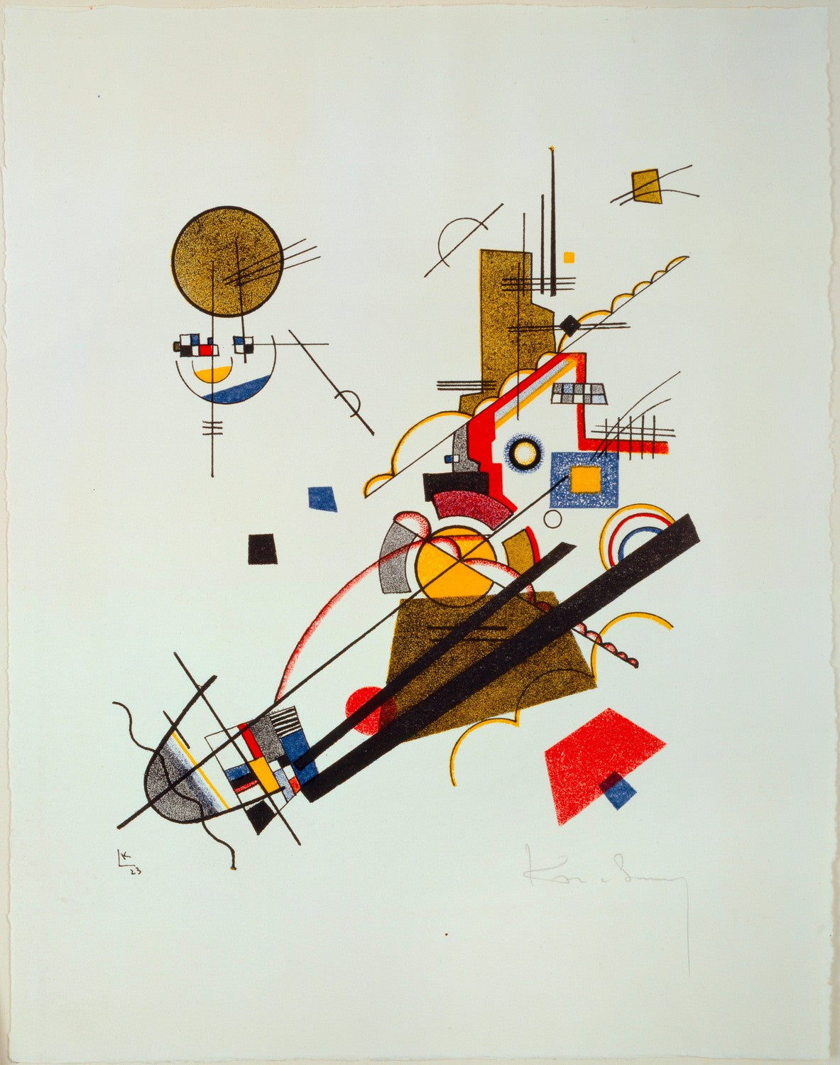 Fröhlicher Aufstieg (Joyful Ascension) by Wassily Kandinsky