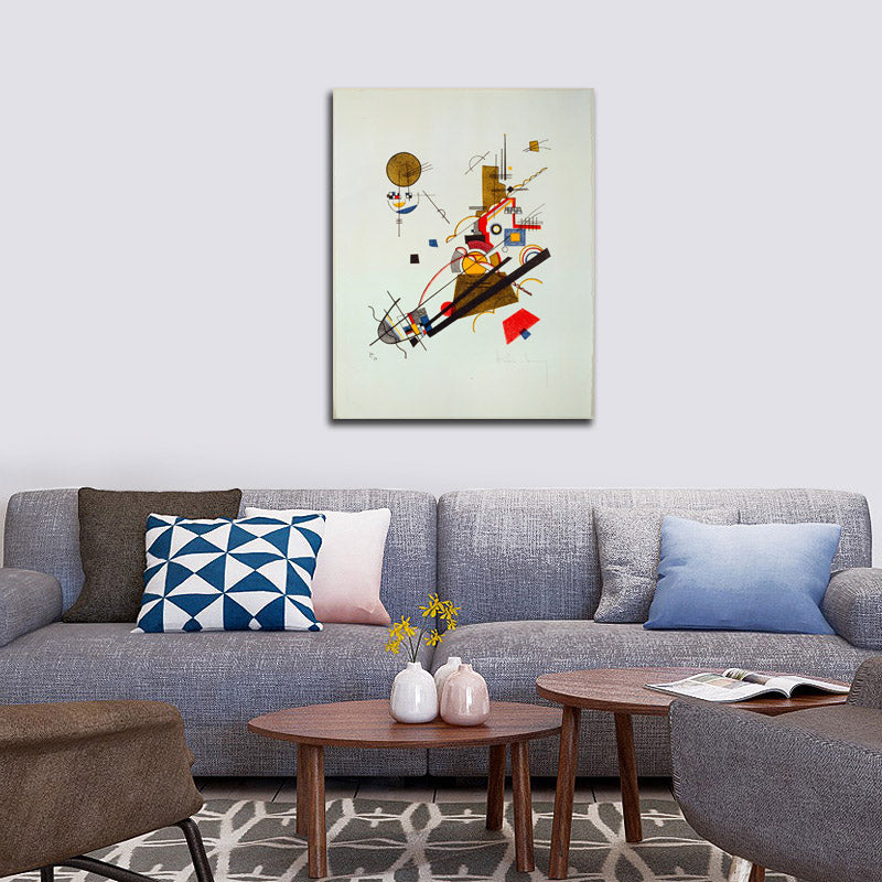 Fröhlicher Aufstieg (Joyful Ascension) - by Wassily Kandinsky