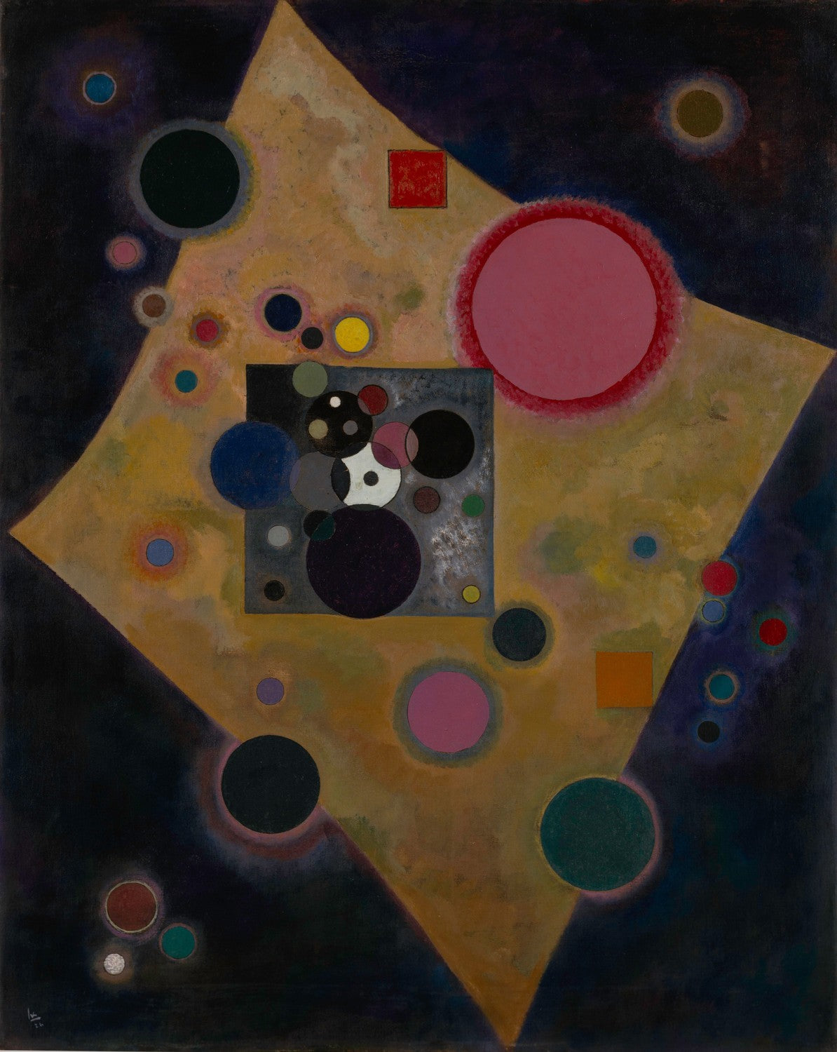 Akzent in Rosa (Accent in Pink) by Wassily Kandinsky